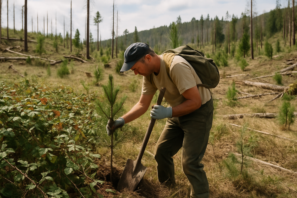 Reforestación tras el escolítido: cómo frenar las zarzas en agosto de 2026